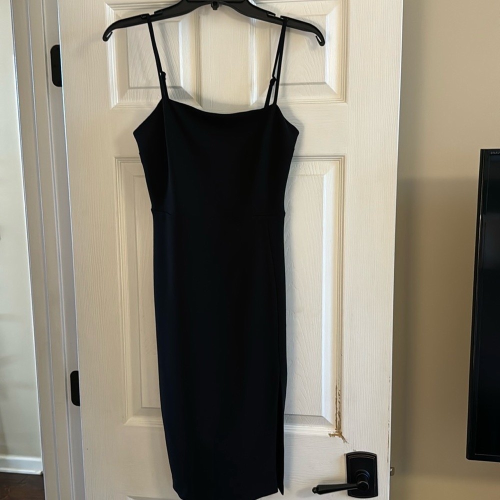 Express black spaghetti strap dress. XS. EUC.